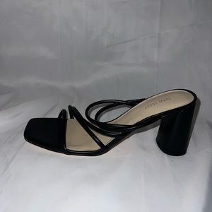 NWOT Nine West Size 13 Heels - Slip On - Black Heel 4” B3